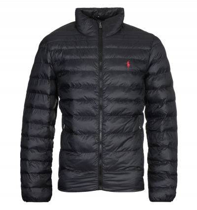 Polo Ralph Lauren Packable Quilted Black Jacket