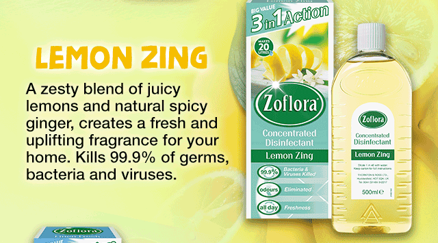 Zoflora Lemon Zing - shop now!