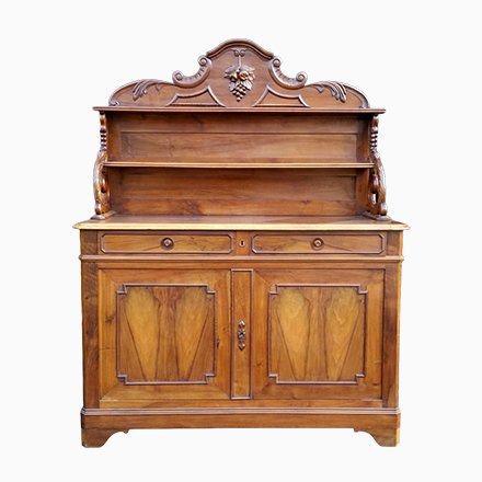 Image of 19th Century French<br>Walnut Sideboard