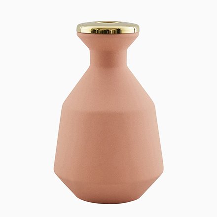 Image of Small Orange Vase<br>Hend Krichen
