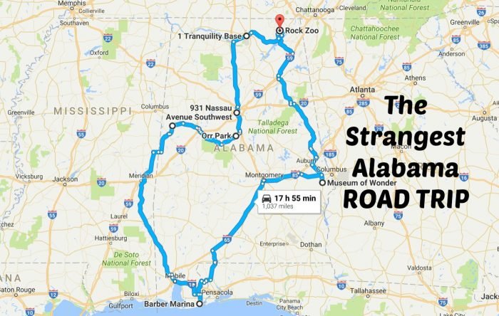 The Strangest Alabama Road Trip You''ll Ever Take