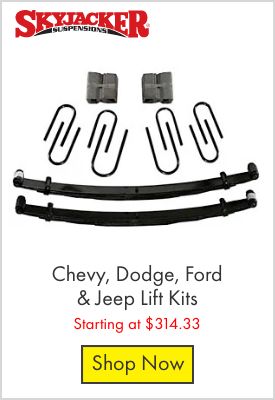 Skyjacker Chevy, Dodge, Ford, & Jeep Lift Kits - Starting at $314.33