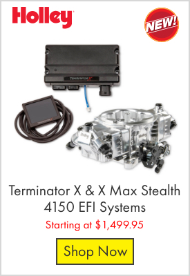 Holley Terminator X and X Max Stealth 4150 EFI Systems - Starting at $1,499.95