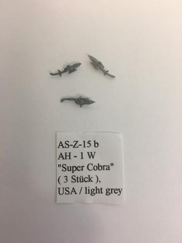 ASZ 15B AH-1W Super Cobra light grey x3