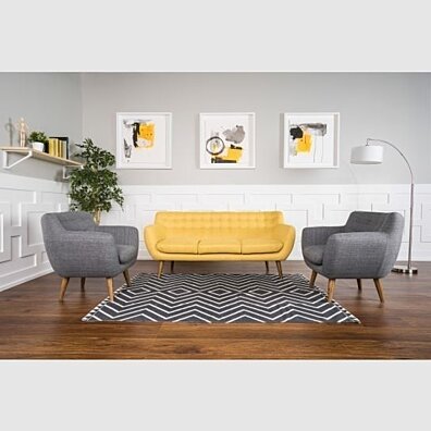 Rhodes 3 Piece Sofa and Accent Chairs