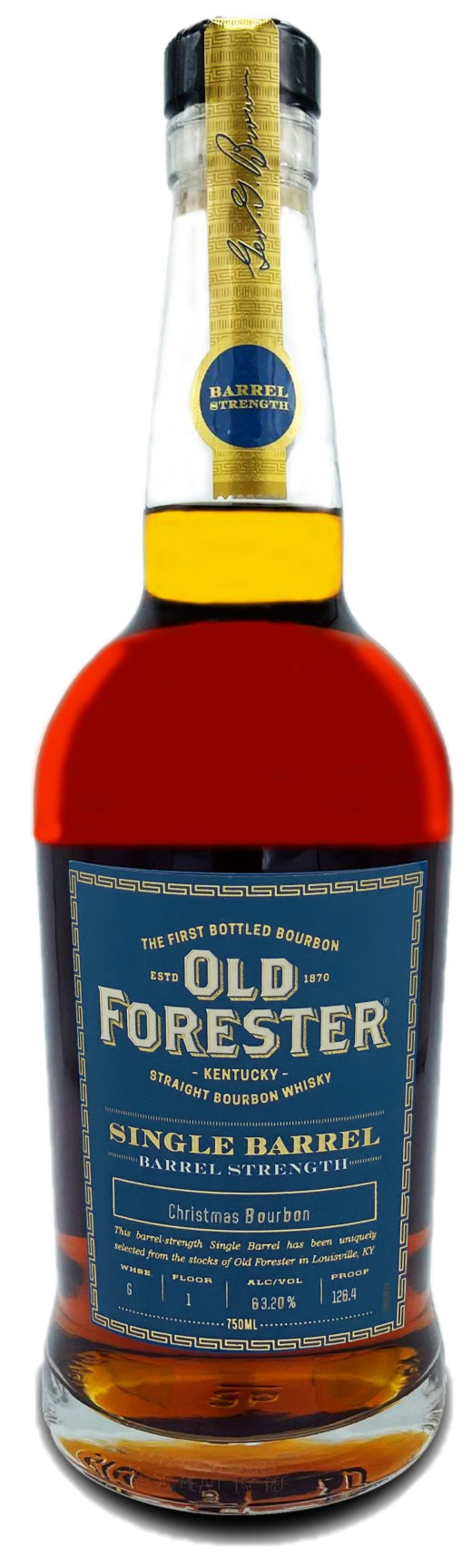 Old Forester Single Barrel  | Christmas Bourbon  | 2020 Edition - CaskCartel.com