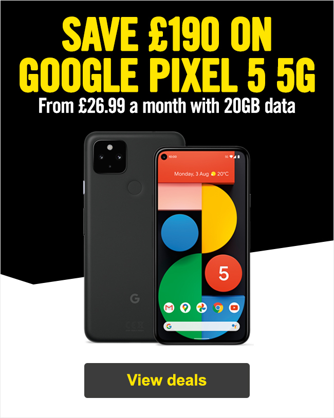 Save 190 GBP on Pixel 5