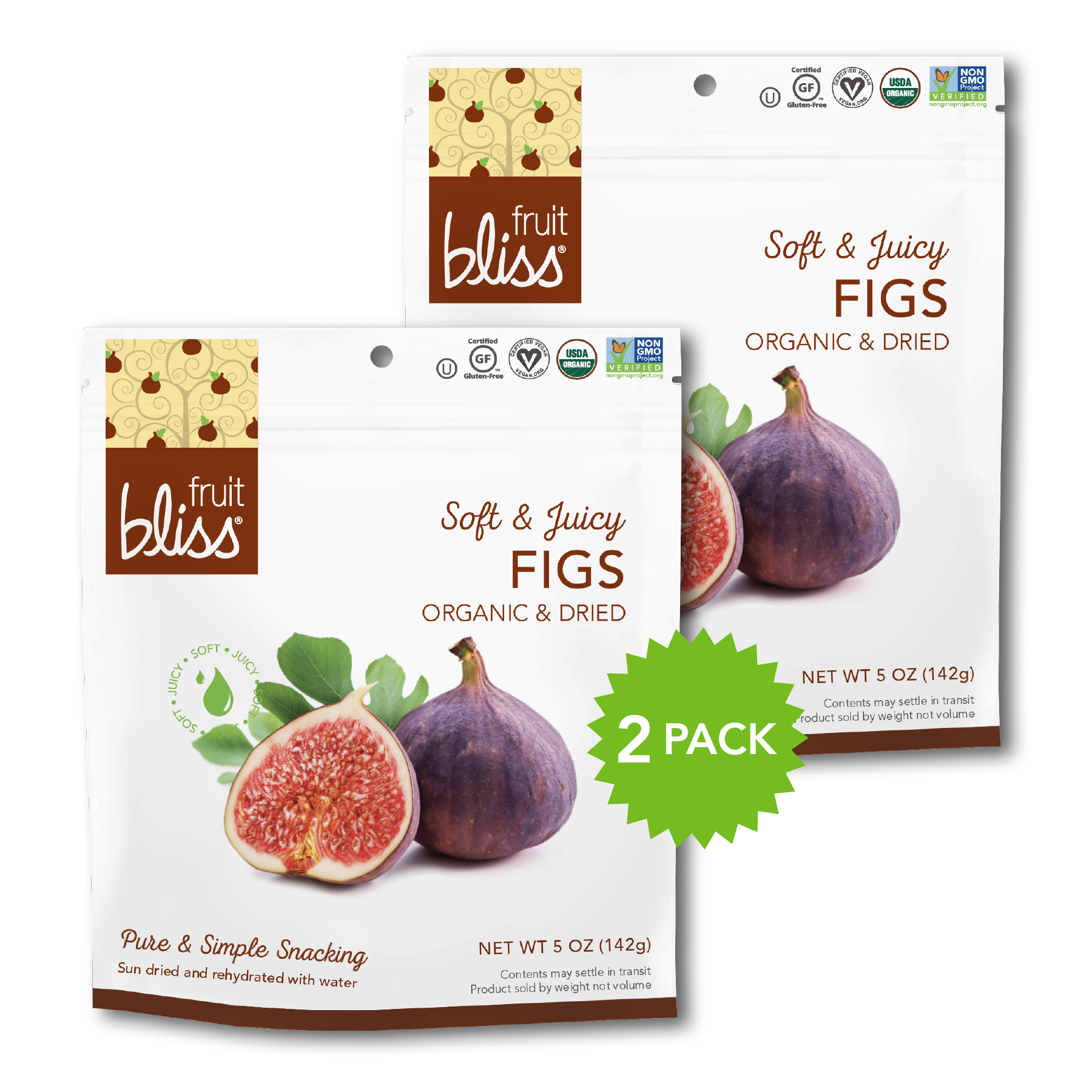 2-Pack Organic Turkish Figs
