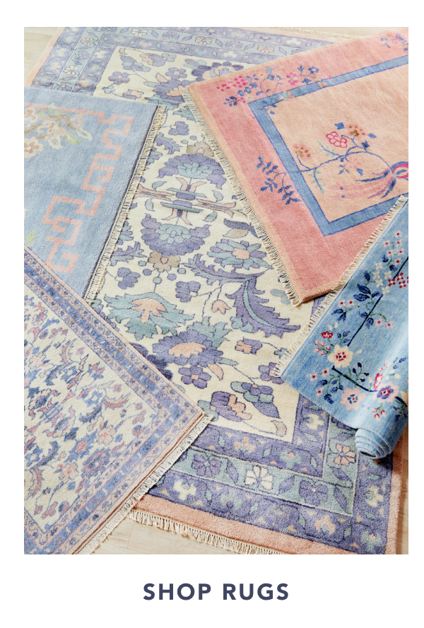 Shop all rugs 20% off at our Biggest Sale of the Year!