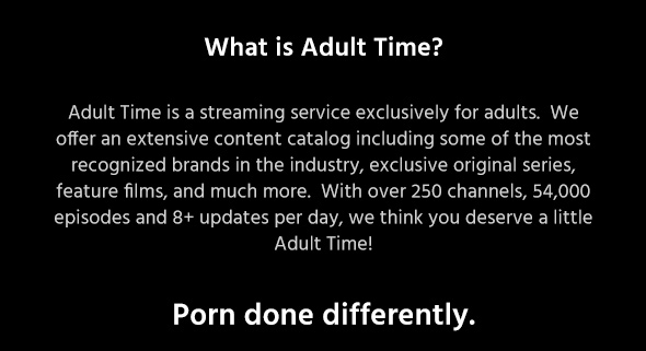 What is Adult Time?