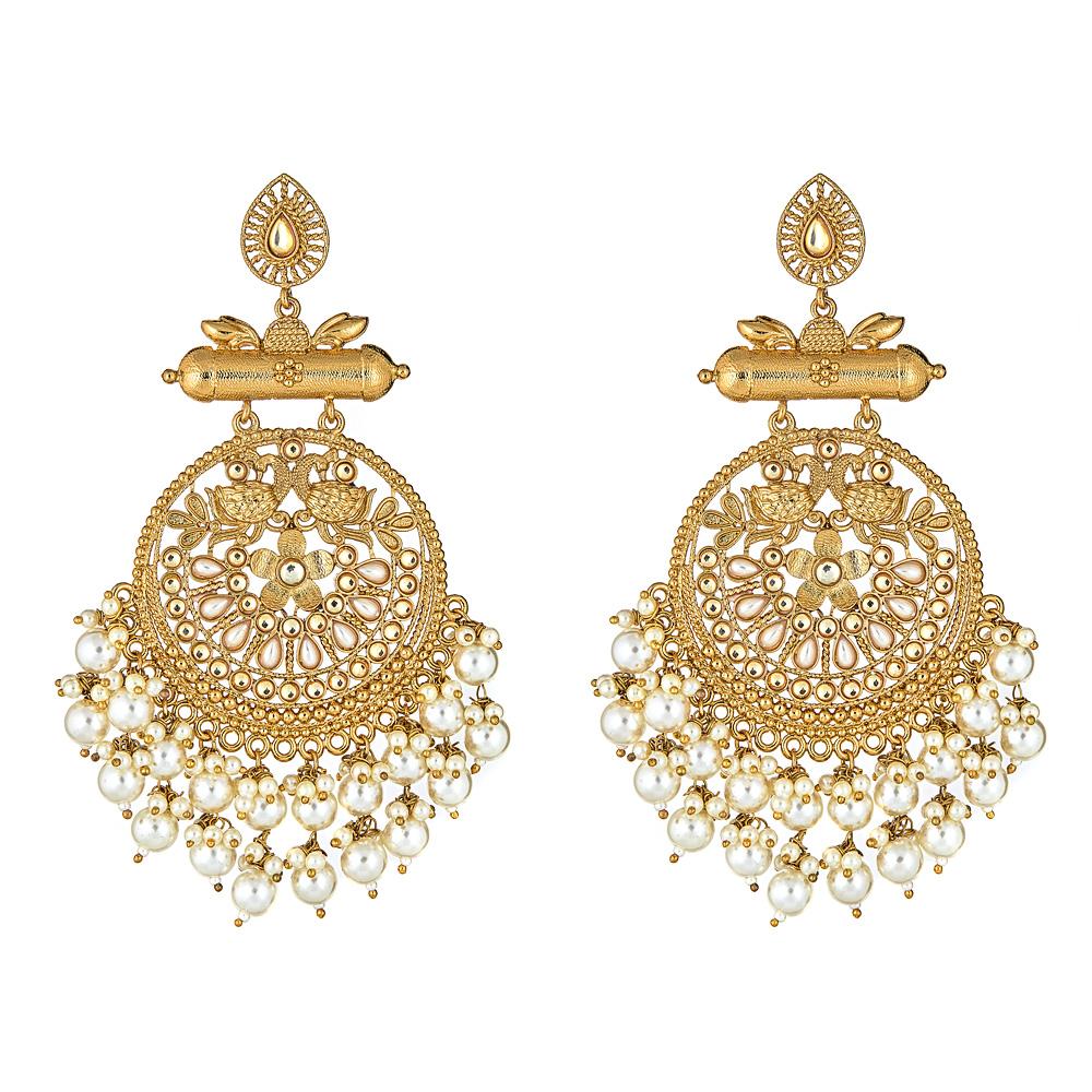 Image of Krishna Earrings Pearl