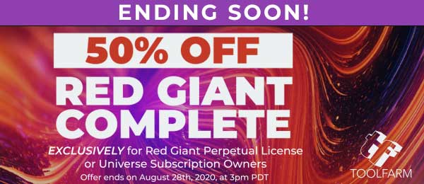 red giant complete 50% off