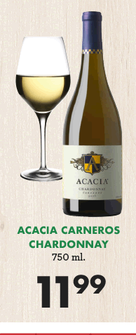 Acacia Carneros Chardonnay - 750 ml. - $11.99