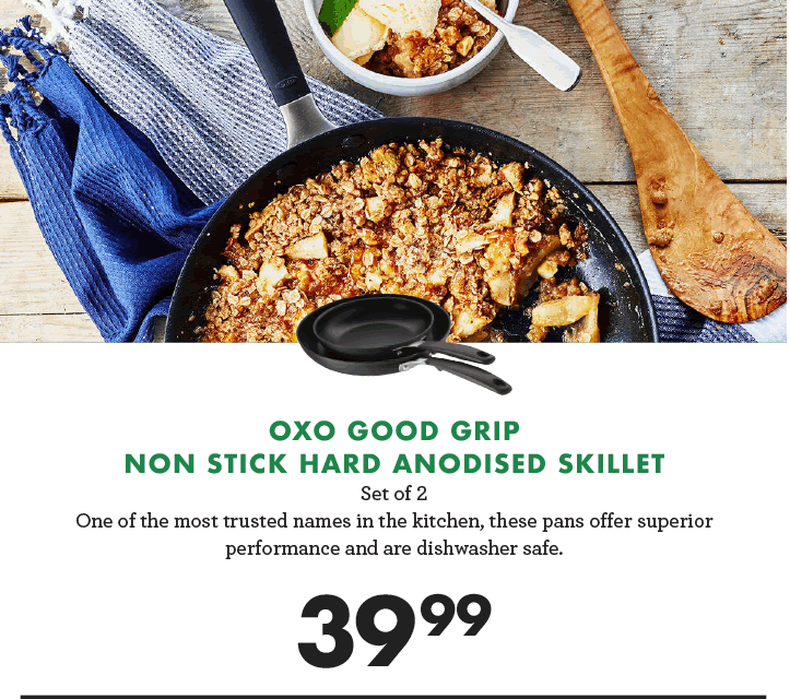Oxo Good Grip Non Stick Hard Anodised Skillet - $39.99