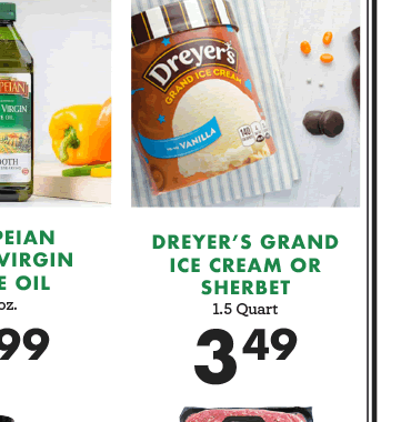Dreyer''s Grand Ice Cream or Sherbet - 1.5 Quart - $3.49