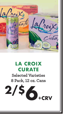 La Croix Curate - 2 for $6