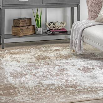 Rugs USA Beige Martella Wispy Floral Medallion rug - Traditional Rectangle 8'' x 10''