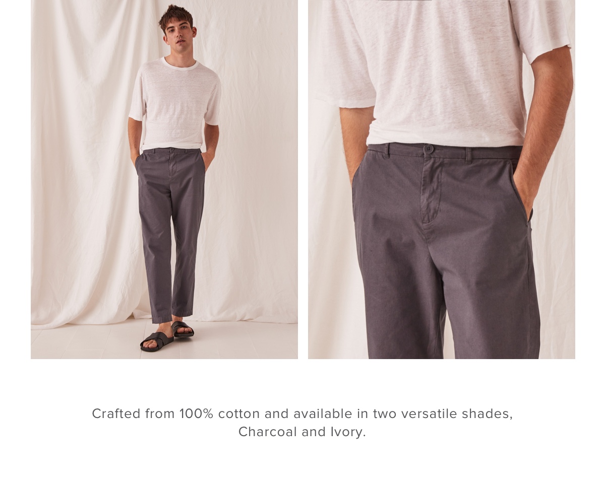 Chino Pant Charcoal | Assembly Label