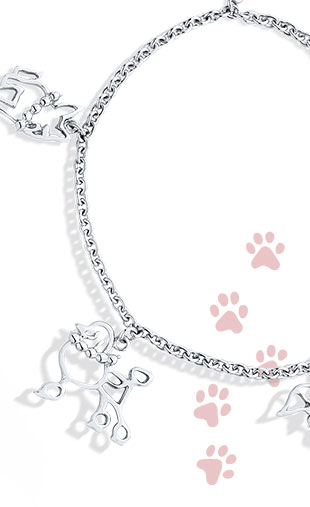 Dog Charm Bracelet