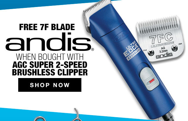 Free 7F Blade with Andis AGC Brushless Clipper
