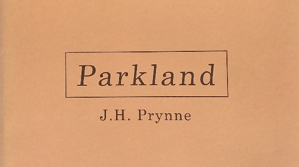 Parkland by J.H. Prynne