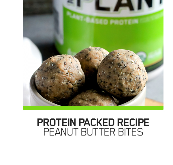 Protein Packed Recipe - Peanut Butter Protein Bites