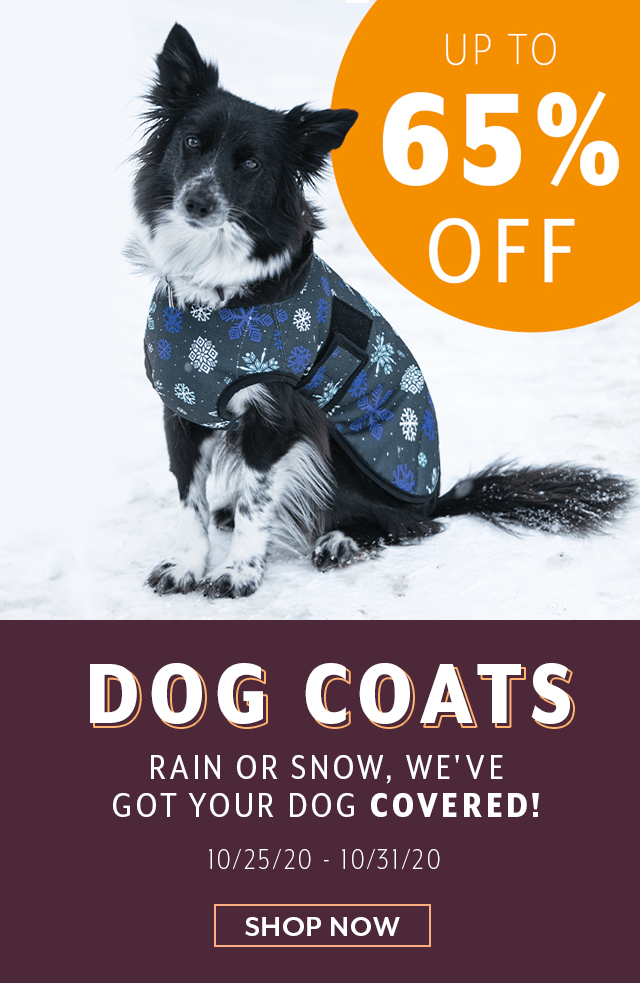 Up to 65% off Dog Coats