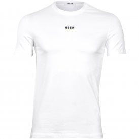 Classic Logo Crew-Neck T-Shirt, White