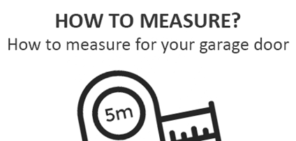 Guides for measuring your garage door