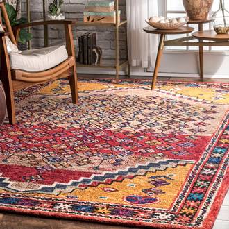 Rugs USA Multi Dantes Antique Persian rug - Bohemian Rectangle 4'' x 6''