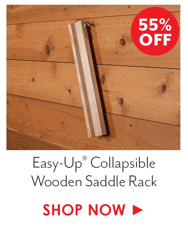 Easy-Up? Collapsible Wooden Saddle Rack