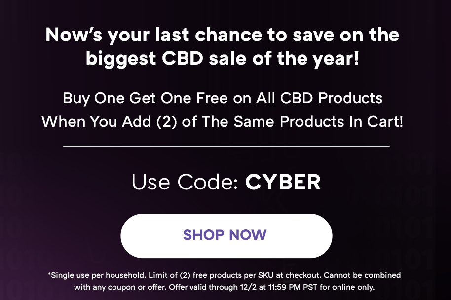 Use Code Cyber to Buy One Get One Free
