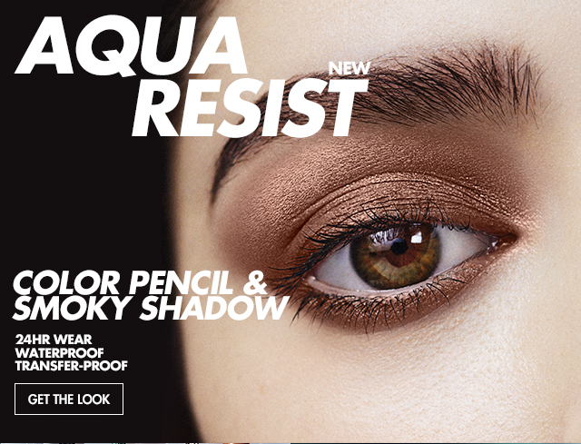 NEW Aqua Resist - Get the water & transfer-proof look with Color Pencil & Smoky Shadow