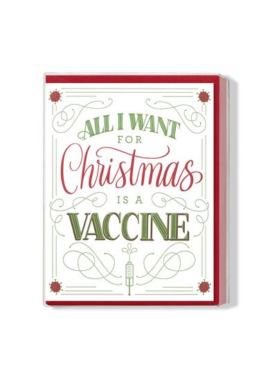 Christmas Vaccine Card