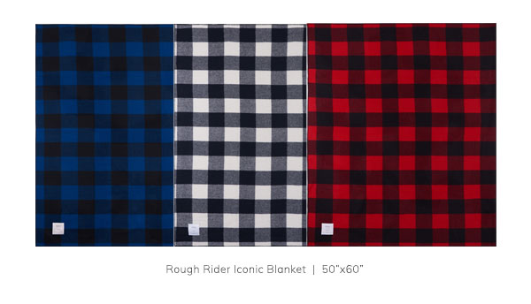 Rough Rider Iconic Buffalo Blanket 50”x60”
