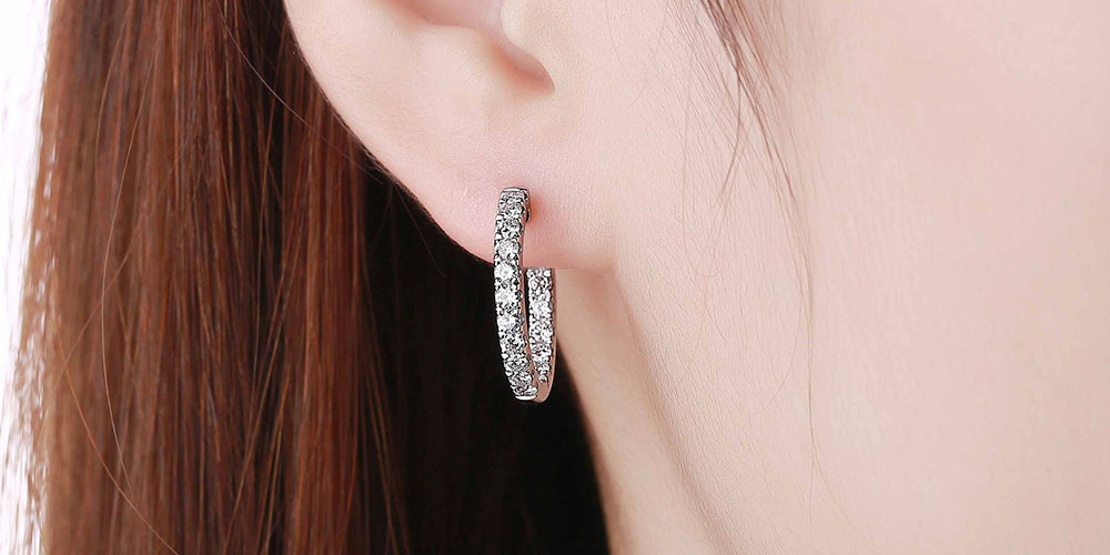 Essentials 0.25CT Lab-Grown Diamond Solitaire Earrings in 10K White Gold