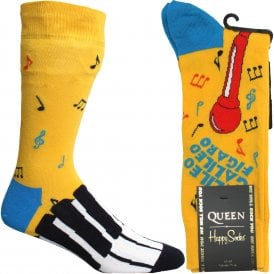 Queen Bohemian Rhapsody Sock, Yellow