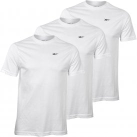 3-Pack Crew-Neck T-Shirts, White