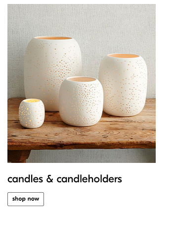 candles & candleholders