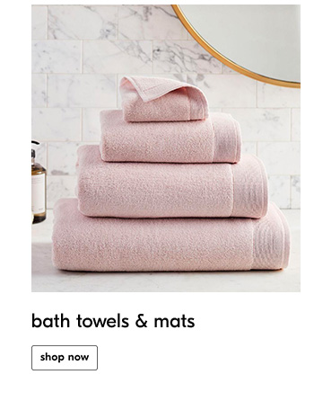 bath towels & mats