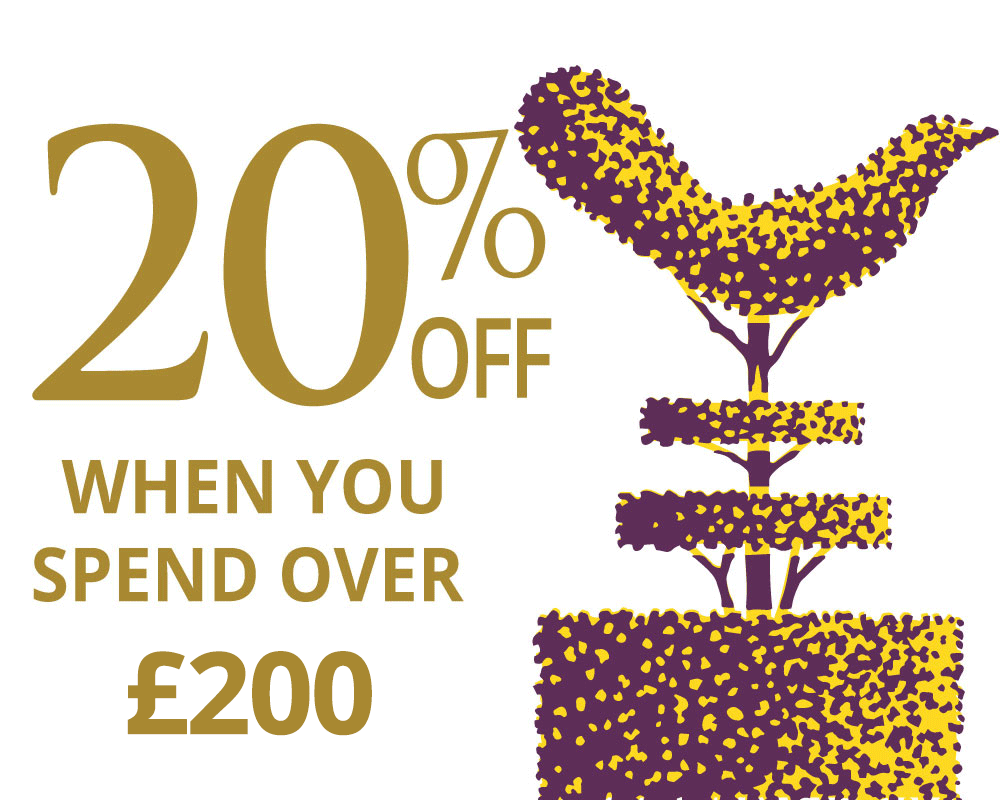 20% off when you spend over ?150