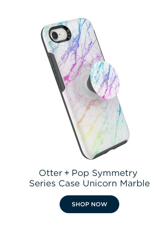 Shop Otter + Pop Symmetry Series Case Unicorn Marble