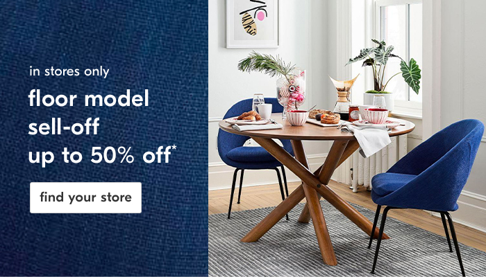 floor model sell-off. find your store