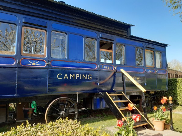 Camping coach in Dorset