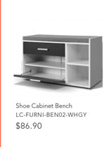 Shoe Cabinet Bench
