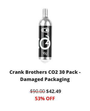 Crank Brothers CO2 (16G) Cartridge 30 Pack - Damaged Packaging