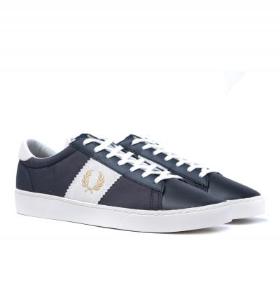 Fred Perry Spencer Suede Panel Navy Trainers