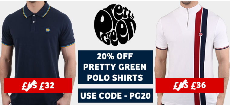 Pretty Green Polo Shirts Sale