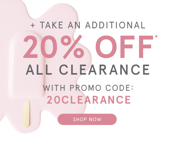 Take an Additional 20% Off All Clearance with Promo Code 20CLEARANCE