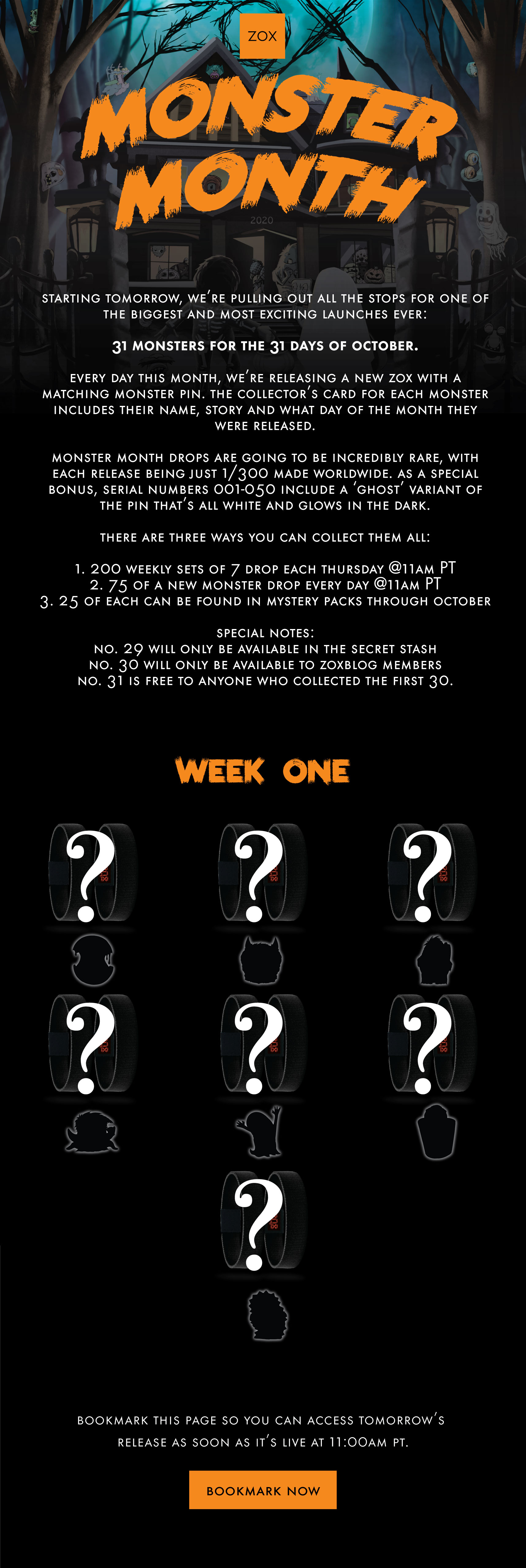 Week 1 Monster Month Pack